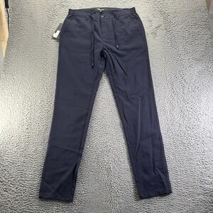 TR Premium Pant Mens 34x33 Blue Khakis Straight Slim Stretch Utility Workwear